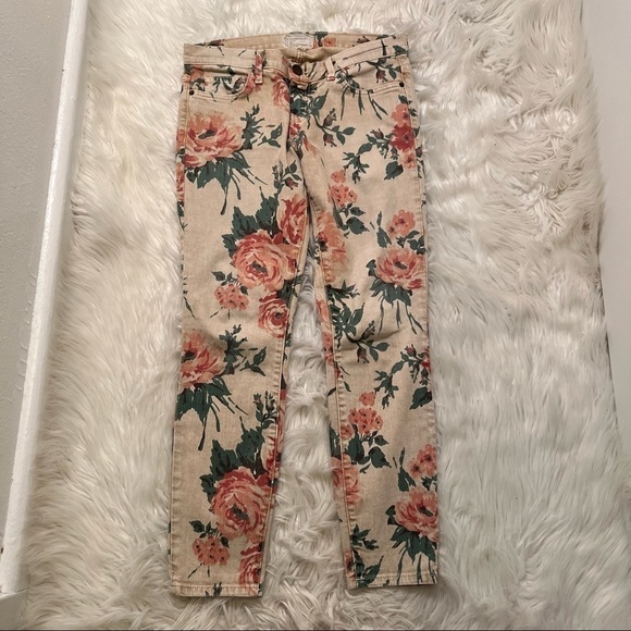Current/ Elliott The Stiletto Jean in Haystack Floral - Picture 3 of 11